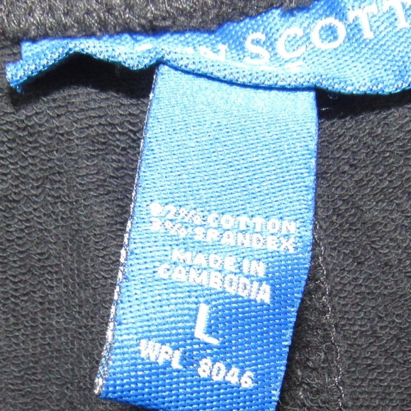 karen Scott Sport Track Pants Size L Draw String - Picture 5 of 5